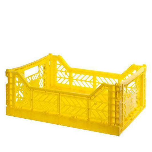 Caisse pliable de rangement - Midi - Yellow