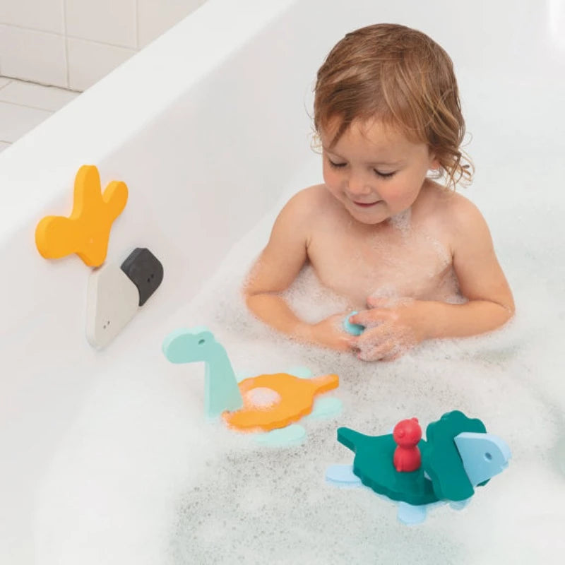 Transformez votre bain en décor d'aventures avec nos puzzles en mousse Dino World