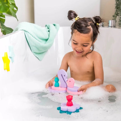 Transformez votre bain en décor d'aventures avec nos puzzles en mousse Mare Enchantée