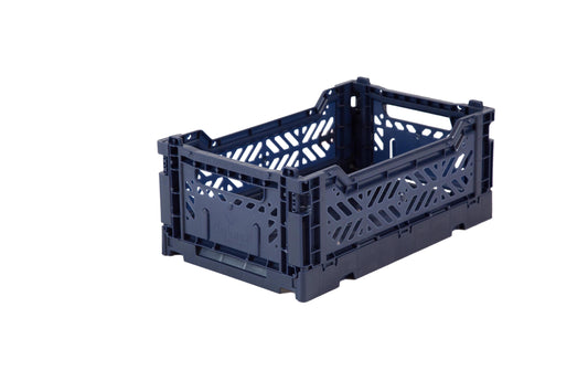 Caisse pliable de rangement - Mini - Marine