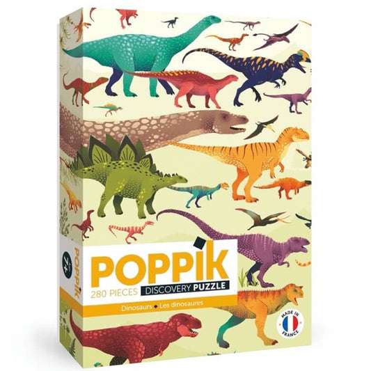 Puzzle dinosaures de Poppik. 285 pieces dès 7 ans.