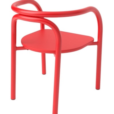 Chaise Baxter - Apple Red
