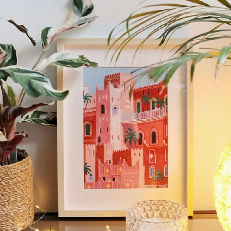 Découvrez cette peinture Sunset In Morocco, conçue par l'illustratrice Monamai. Le coffret est 100% Made in France. Affiche divisée en différentes parties comportant chacune un numéro correspondant à la peinture à utiliser dans cette zone. Compléter toutes les parties afin de découvrir la jolie illustration colorée.  