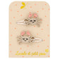 Barrettes crabes (paire)