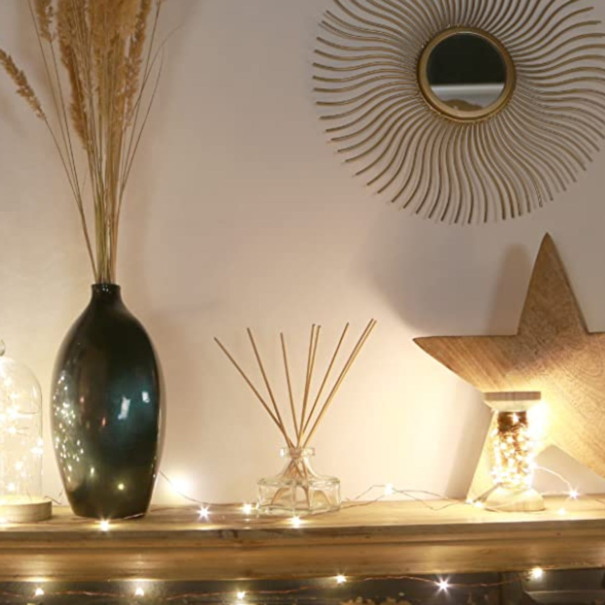 Bobine fil argenté lumière blanche