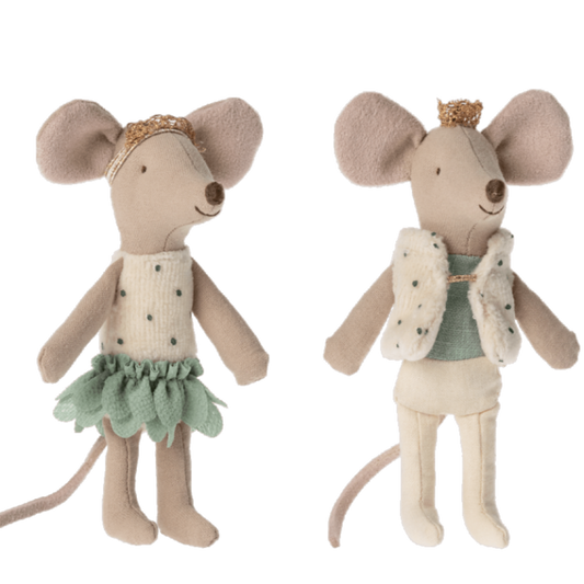 Jumeaux Princiers - Bébés souris dans leur boite