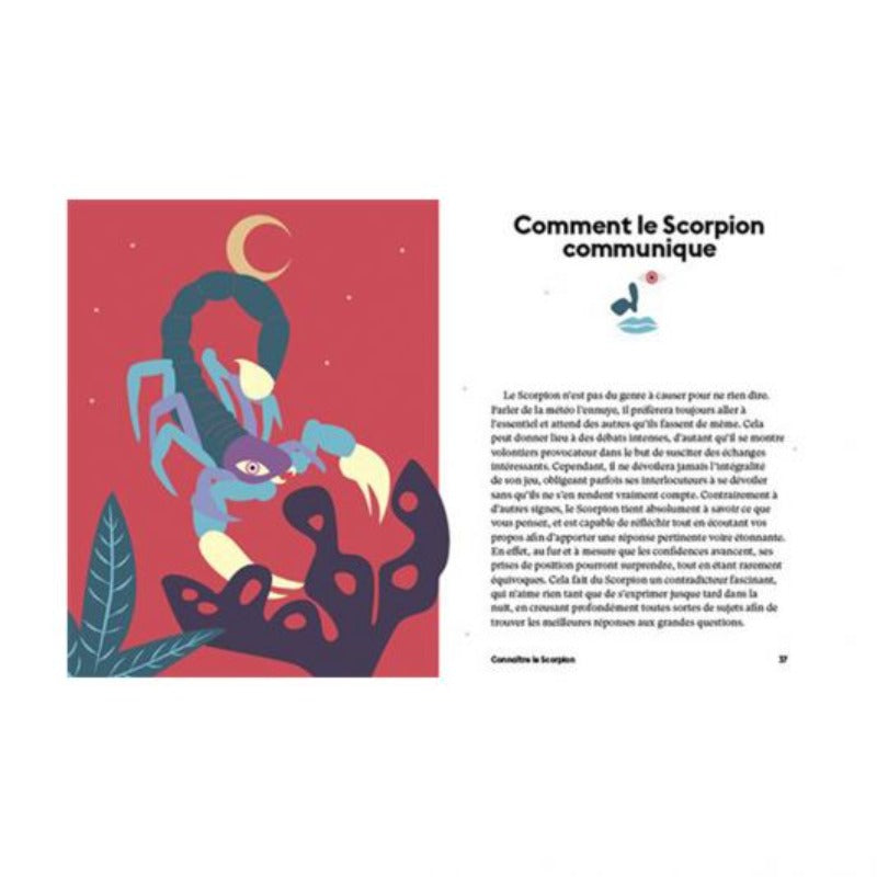 Comment le Scorpion communique. Livre astro collection Hachette