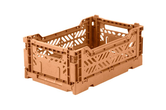 Caisse pliable de rangement - Mini - Tan