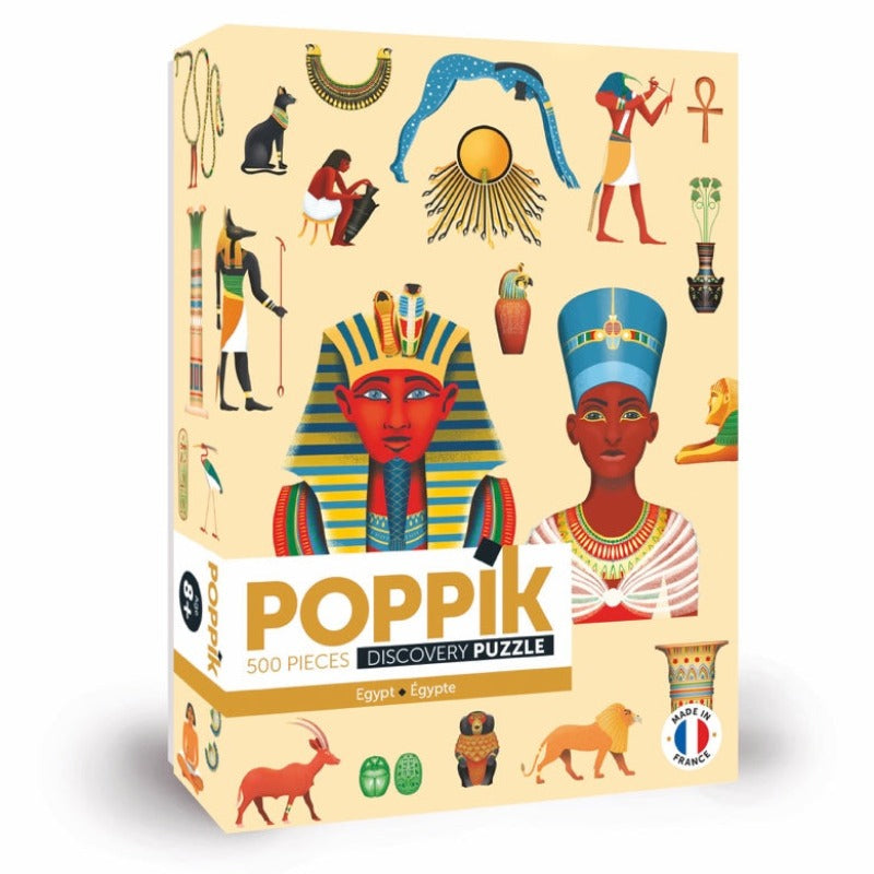 Puzzle de 500 pièces sur l'égypte antique. Poppik, un puzzle pour les enfants dès 8 ans.
